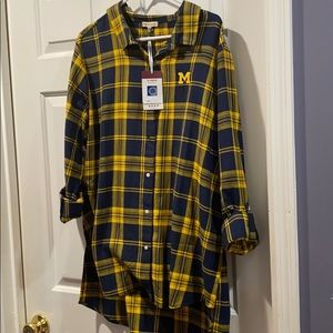Michigan tunic style blouse